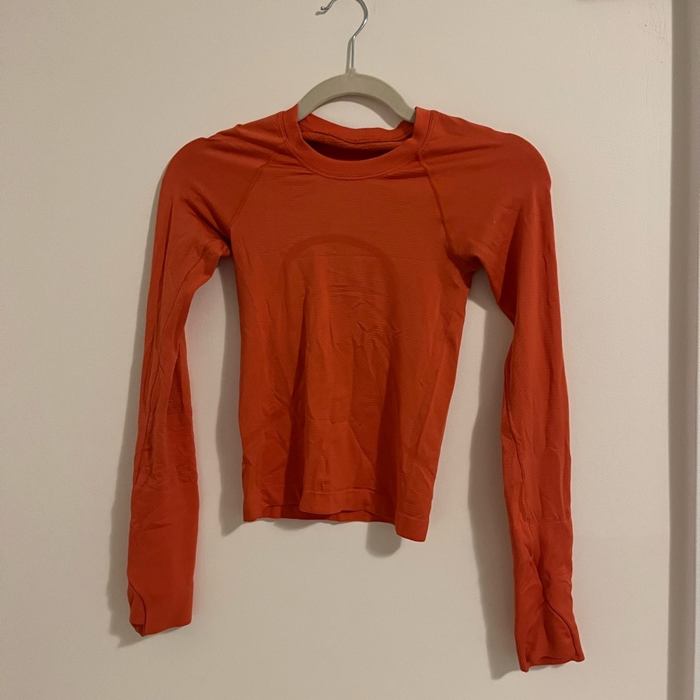 Lululemon Swiftly Tech Cropped Long-Sleeve Shirt 2.0